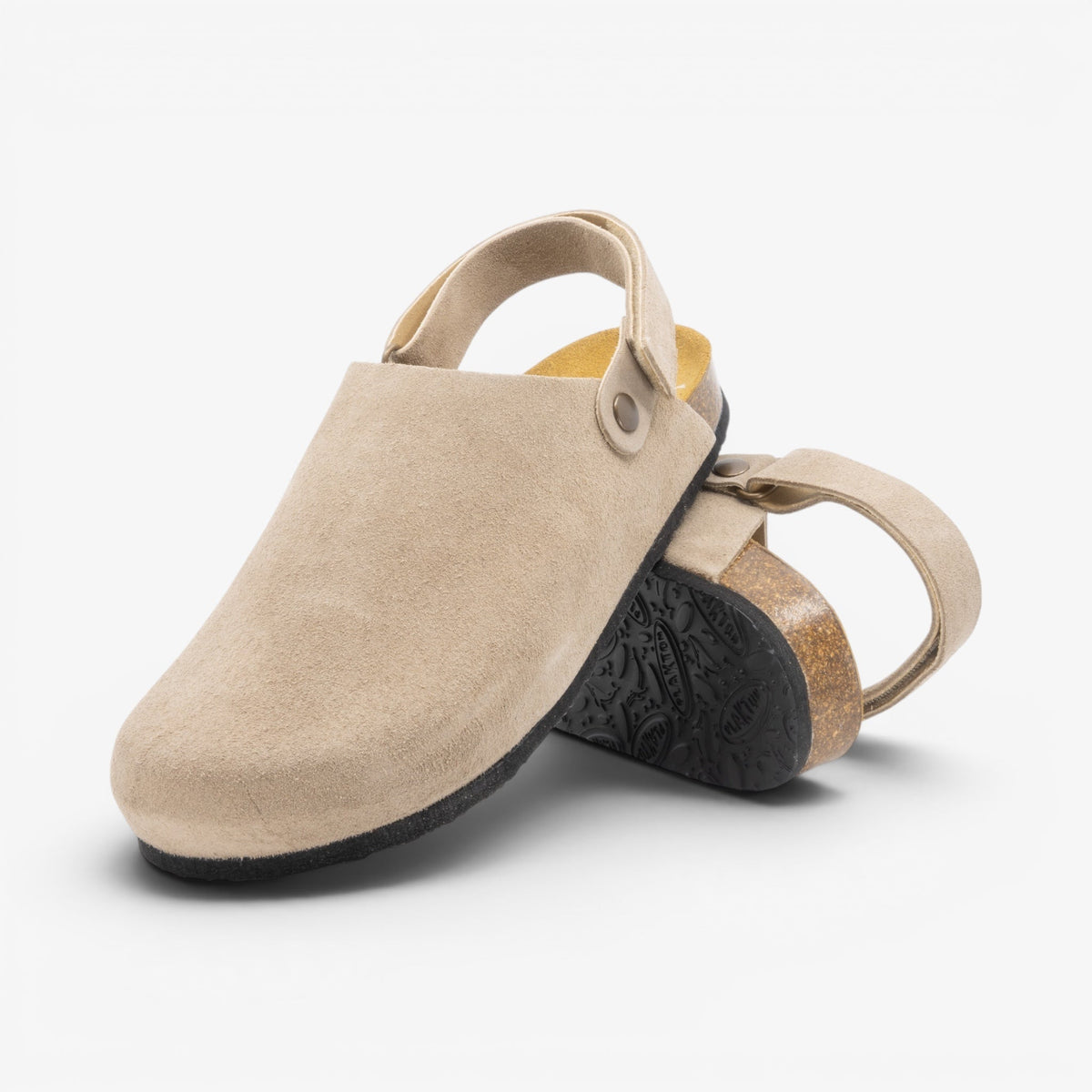 Oslo Afelpado Mens Clog – Piedra image 1