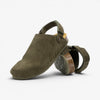 Oslo Mens Clog - Militar Serraje Top (recycled suede)