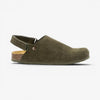 Oslo Mens Clog - Militar Serraje Top (recycled suede)