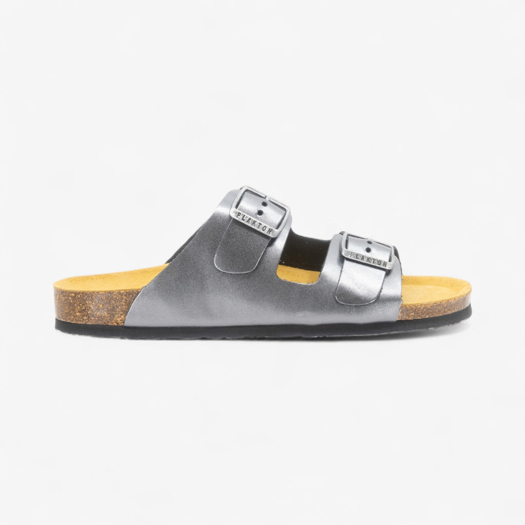 Beta Womens Sandal - Anthracita Copell (metallic leather)