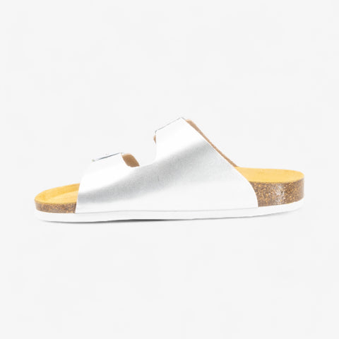 Beta Womens Sandal - Plata Copell (metallic leather)