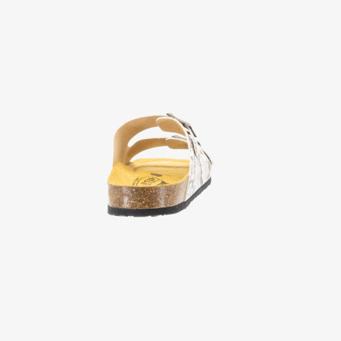Beta Womens Sandal - Crema Snake Manbalina (faux snake)