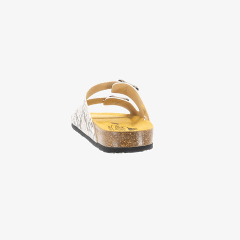Beta Womens Sandal - Crema Snake Manbalina (faux snake)