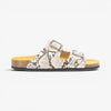 Beta Womens Sandal - Crema Snake Manbalina (faux snake)