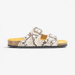 Beta Manbalina Womens Sandal – Crema Snake image 2