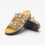 Beta Manbalina Womens Sandal – Marron Snake image 1