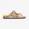 Beta Womens Sandal - Marron Snake Manbalina (faux snake)