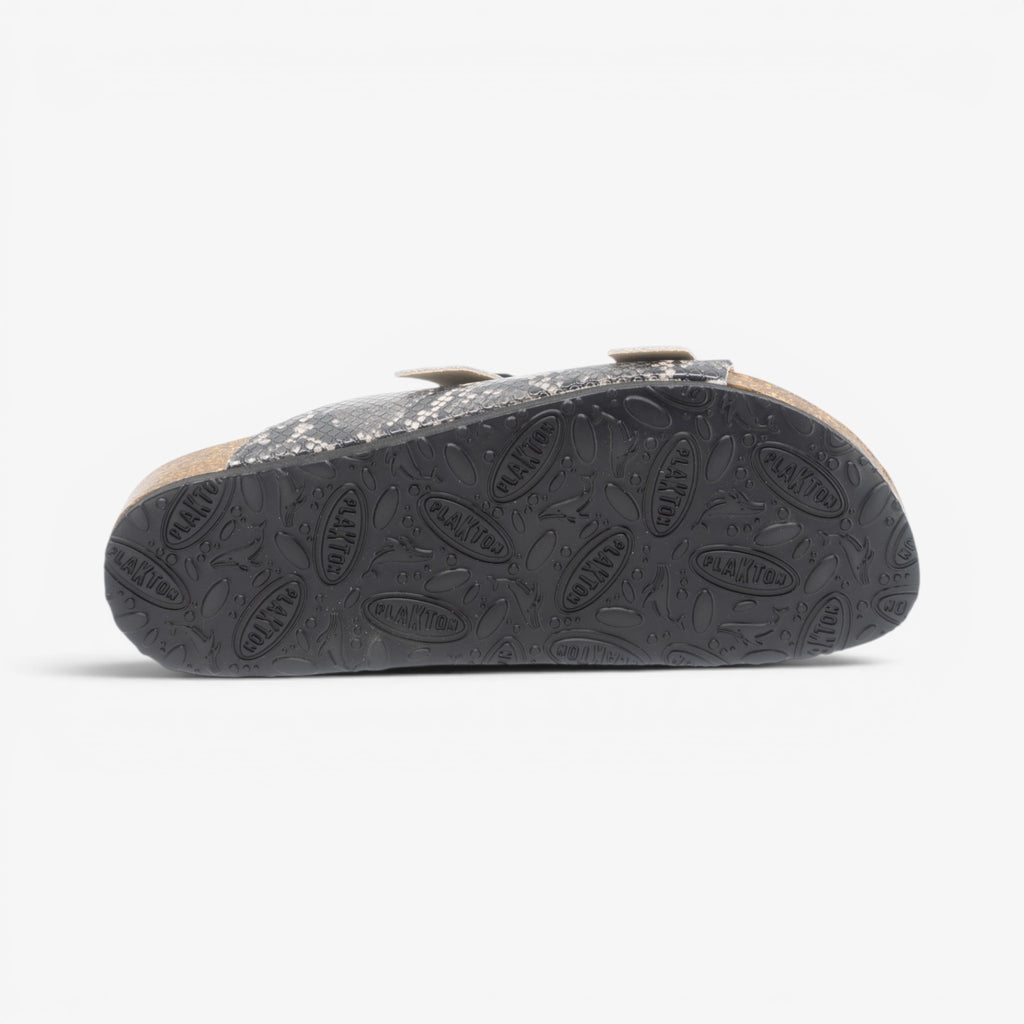Beta Womens Sandal - Negro Snake Manbalina (faux snake)