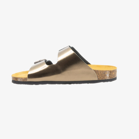 Beta Womens Sandal - Bronce Metal Lux (metallic leather)