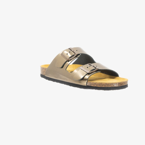 Beta Womens Sandal - Bronce Metal Lux (metallic leather)
