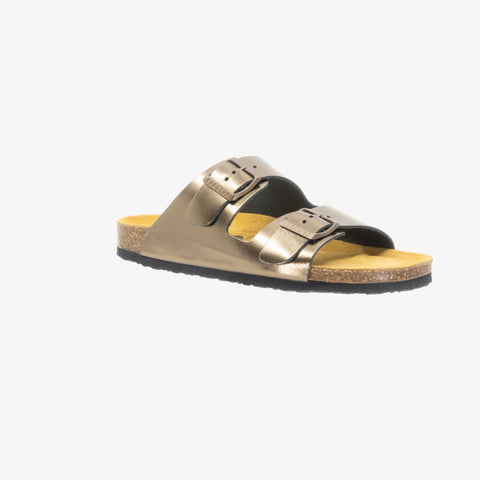 Beta Womens Sandal - Bronce Metal Lux (metallic leather)