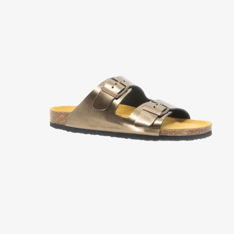 Beta Womens Sandal - Bronce Metal Lux (metallic leather)