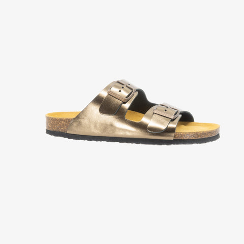 Beta Womens Sandal - Bronce Metal Lux (metallic leather)