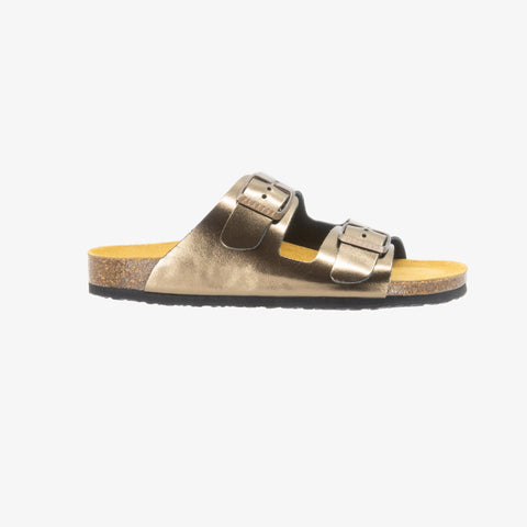 Beta Womens Sandal - Bronce Metal Lux (metallic leather)