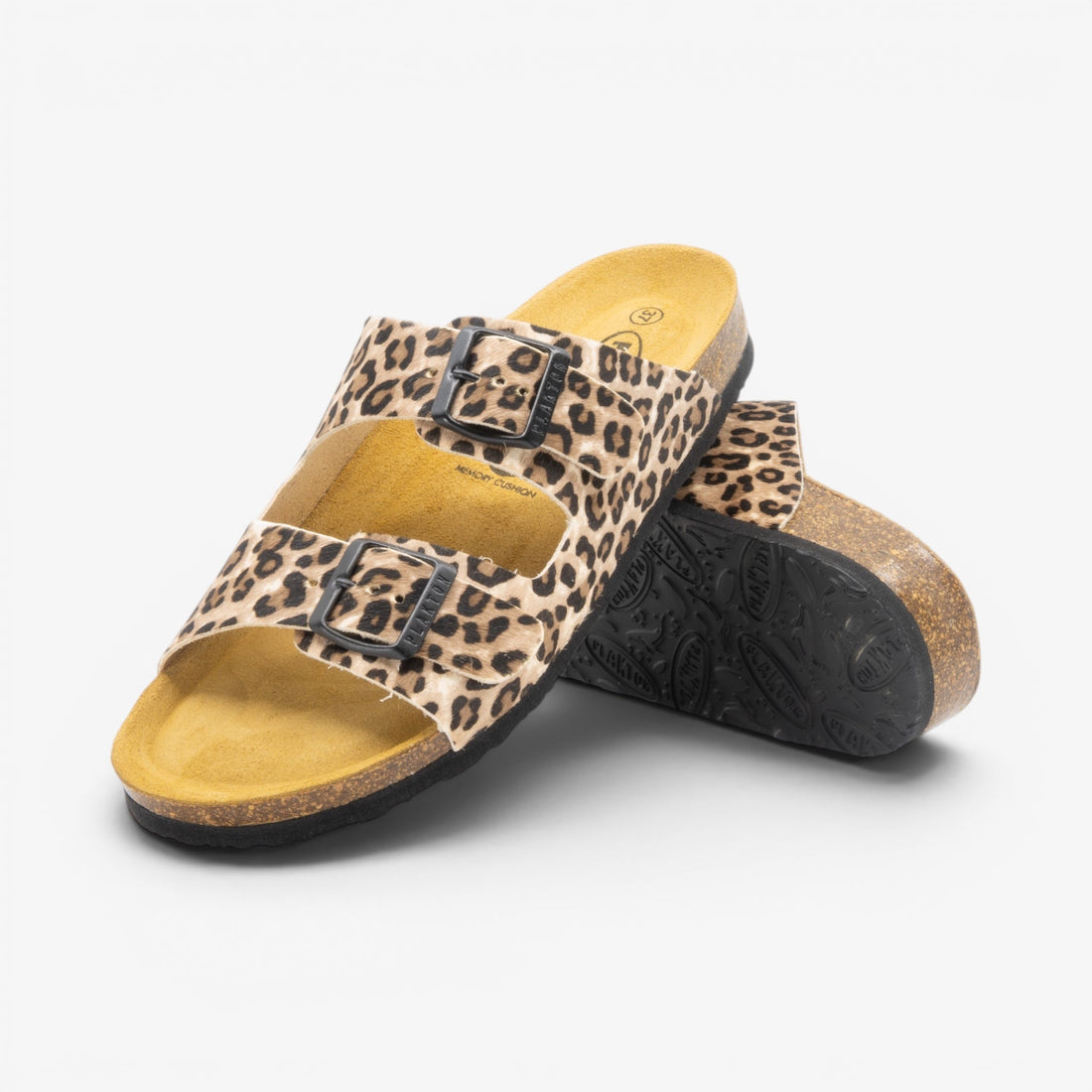 Beta Pony Hair Womens Sandal – Panther image 1