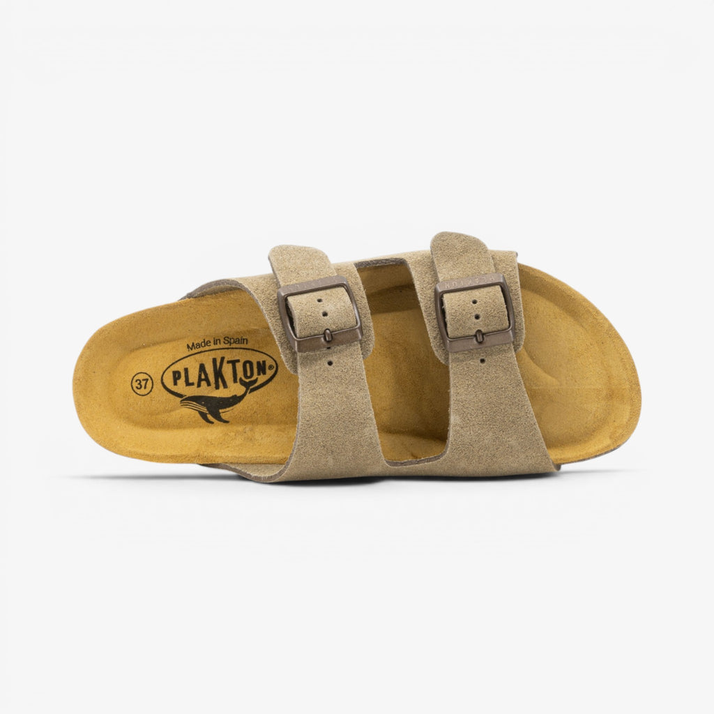 Beta Womens Sandal - Ceniza Serraje Top (recycled suede)