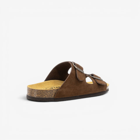 Beta Womens Sandal - Marron Serraje Top (recycled suede)