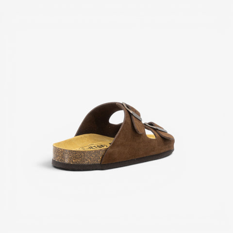 Beta Womens Sandal - Marron Serraje Top (recycled suede)