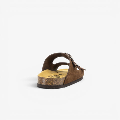 Beta Womens Sandal - Marron Serraje Top (recycled suede)