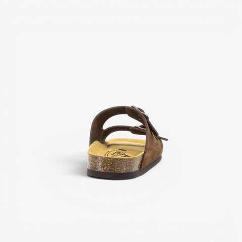 Beta Womens Sandal - Marron Serraje Top (recycled suede)