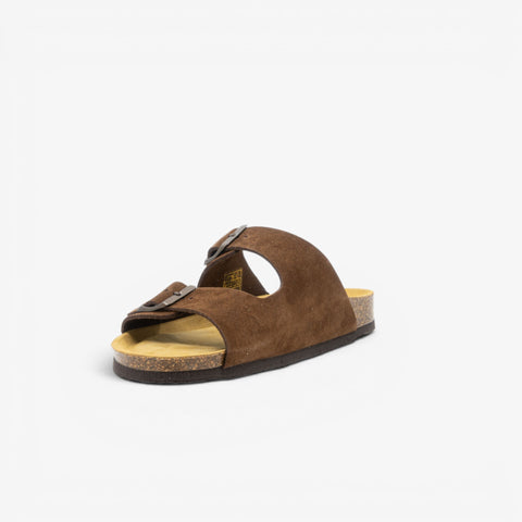 Beta Womens Sandal - Marron Serraje Top (recycled suede)