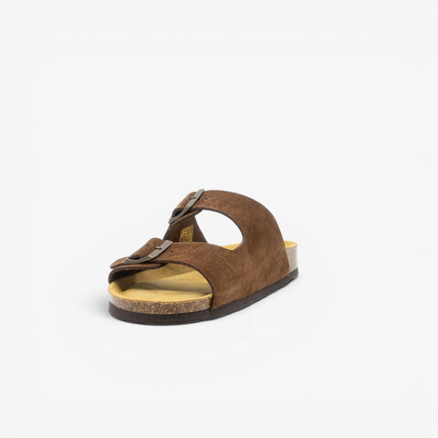 Beta Womens Sandal - Marron Serraje Top (recycled suede)