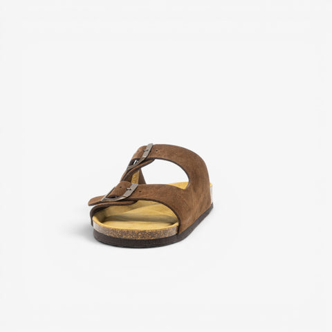 Beta Womens Sandal - Marron Serraje Top (recycled suede)