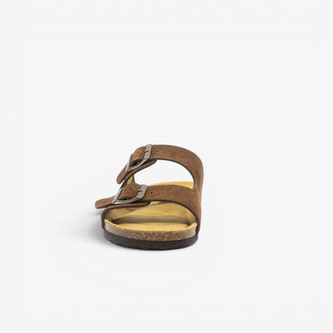 Beta Womens Sandal - Marron Serraje Top (recycled suede)