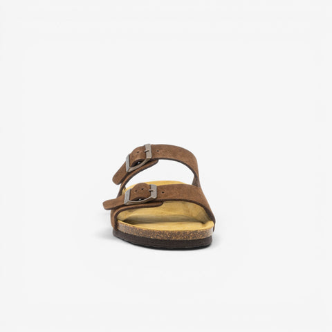 Beta Womens Sandal - Marron Serraje Top (recycled suede)
