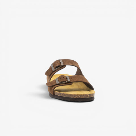 Beta Womens Sandal - Marron Serraje Top (recycled suede)
