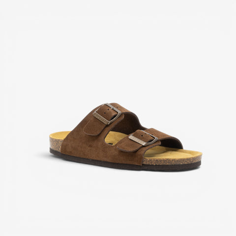 Beta Womens Sandal - Marron Serraje Top (recycled suede)