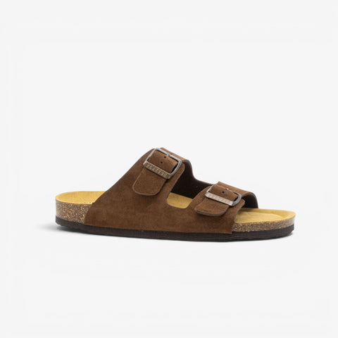 Beta Womens Sandal - Marron Serraje Top (recycled suede)