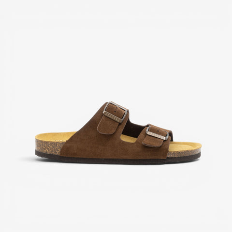 Beta Womens Sandal - Marron Serraje Top (recycled suede)
