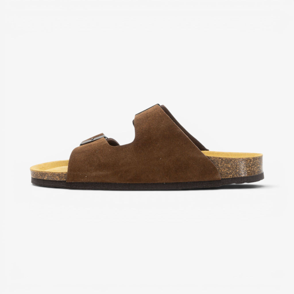 Beta Womens Sandal - Marron Serraje Top (recycled suede)