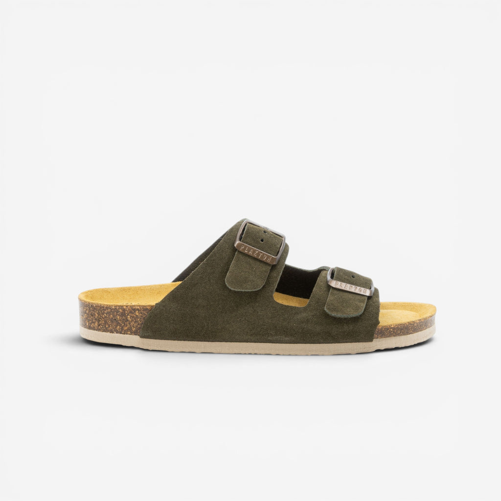 Beta Womens Sandal - Militar Serraje Top (recycled suede)