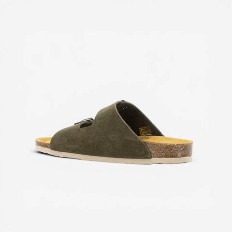 Beta Womens Sandal - Militar Serraje Top (recycled suede)