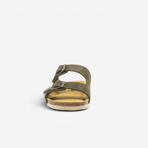 Beta Womens Sandal - Militar Serraje Top (recycled suede)