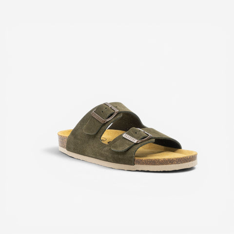Beta Womens Sandal - Militar Serraje Top (recycled suede)