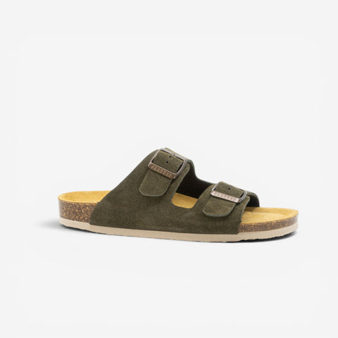 Beta Womens Sandal - Militar Serraje Top (recycled suede)