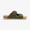 Beta Womens Sandal - Militar Serraje Top (recycled suede)
