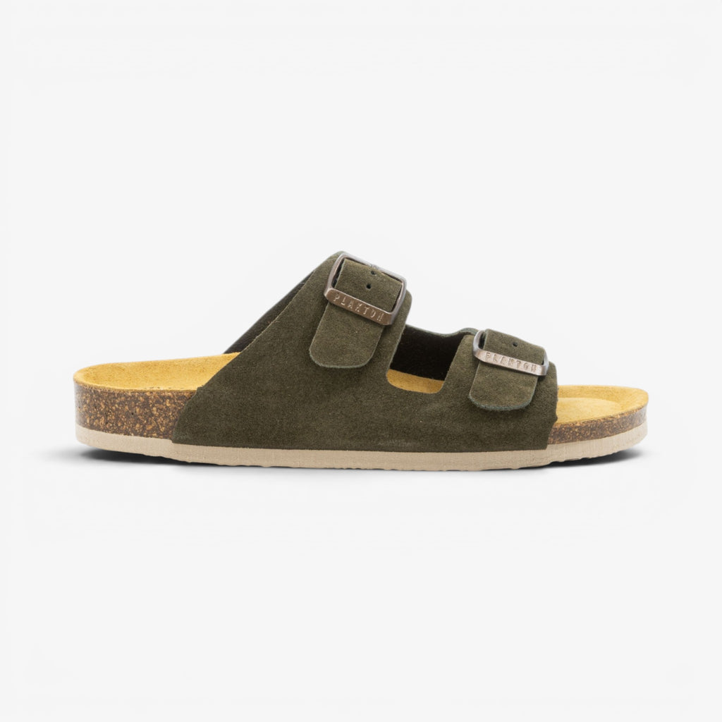 Beta Womens Sandal - Militar Serraje Top (recycled suede)