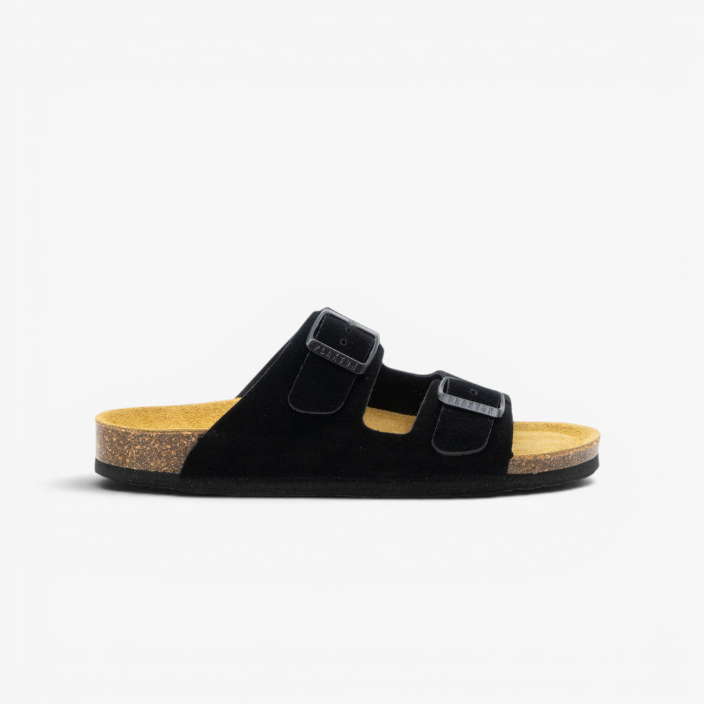 Beta Womens Sandal - Negro Serraje Top (recycled suede)