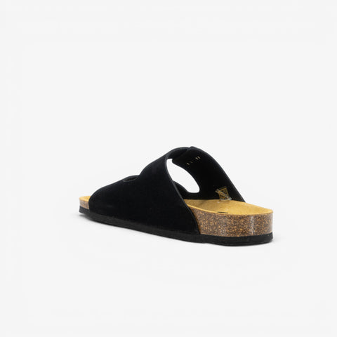 Beta Womens Sandal - Negro Serraje Top (recycled suede)