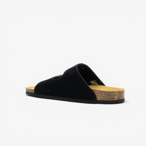 Beta Womens Sandal - Negro Serraje Top (recycled suede)