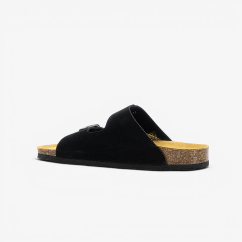 Beta Womens Sandal - Negro Serraje Top (recycled suede)