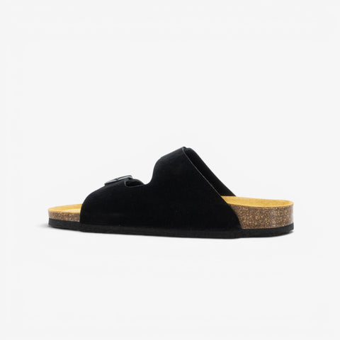 Beta Womens Sandal - Negro Serraje Top (recycled suede)
