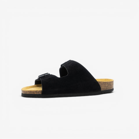 Beta Womens Sandal - Negro Serraje Top (recycled suede)