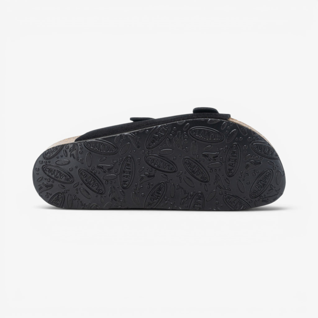 Beta Womens Sandal - Negro Serraje Top (recycled suede)