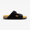 Beta Womens Sandal - Negro Serraje Top (recycled suede)
