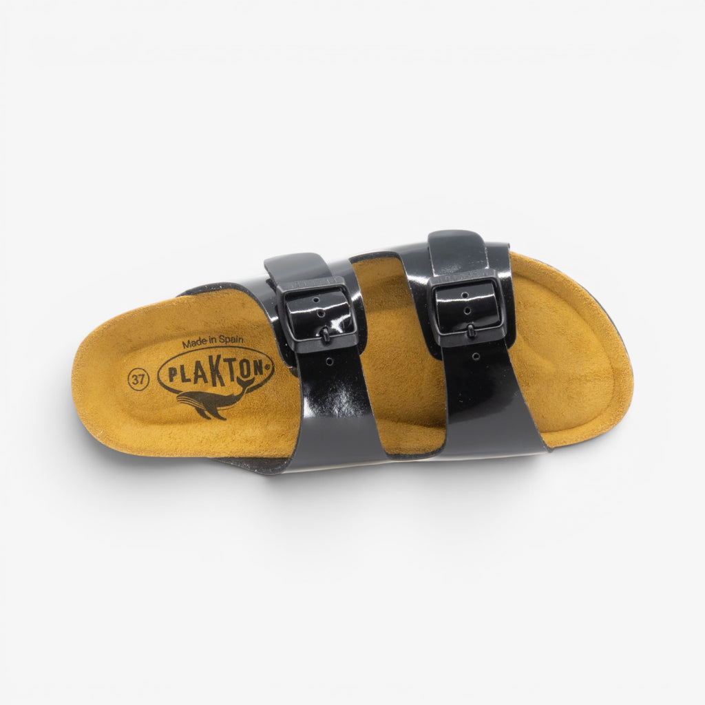 Beta Womens Sandal - Negro Charol (synthetic)